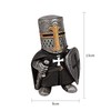 Lrxinki Knight Statues Ornaments, Resin Knight Gnome Guard Garden Sculpture,