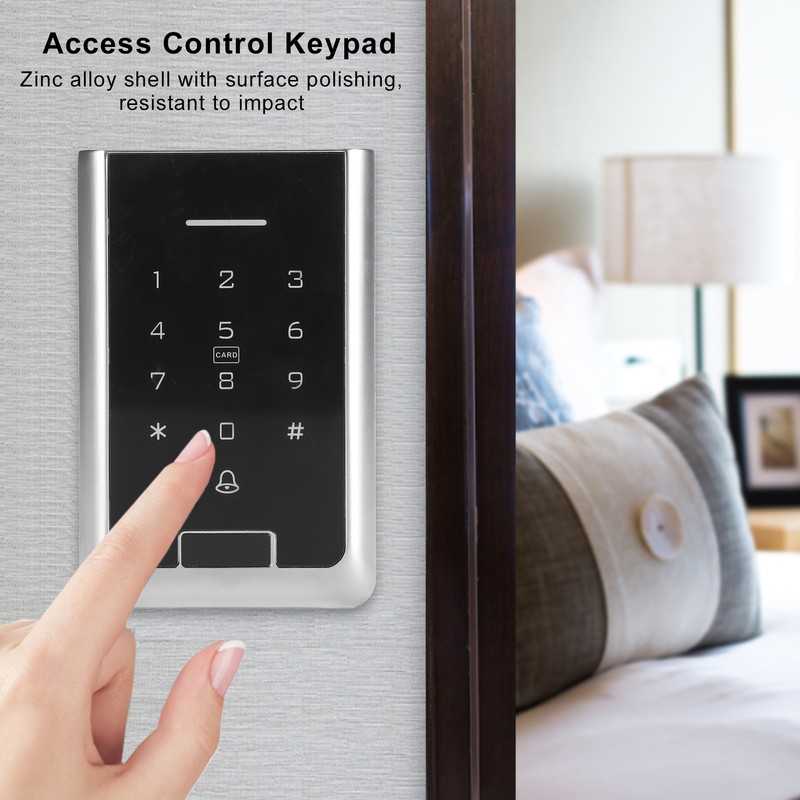 Access Control Keypad Wiring Free DC 10‑24V IP66 Waterproof Password