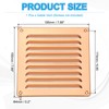 PATIKIL 8x8 Inch Aluminum Vent Cover, Screen Air Grille Ventilation