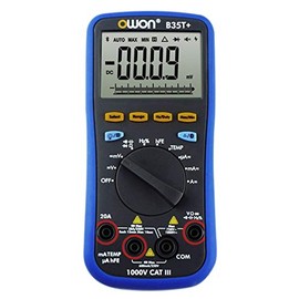 OWON B35T Plus Multimeter with True RMS Measurement, Bluetooth BLE 4.0 (Android and iOS) and Offline Data Recording Function