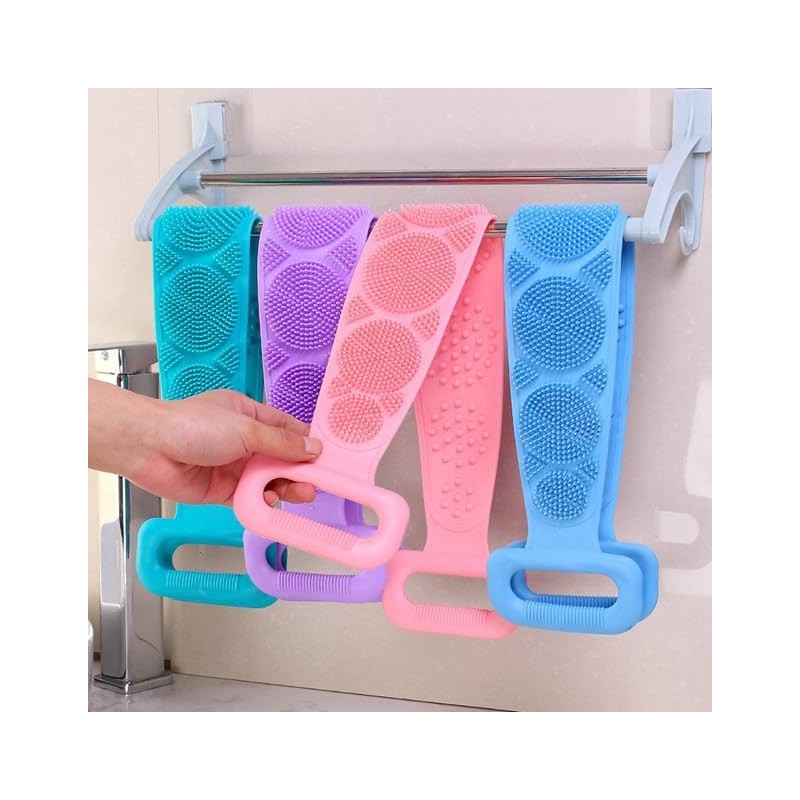 RDRKR Silicone Back Scrubber Exfoliating Body Brush (23.6 Inches Random