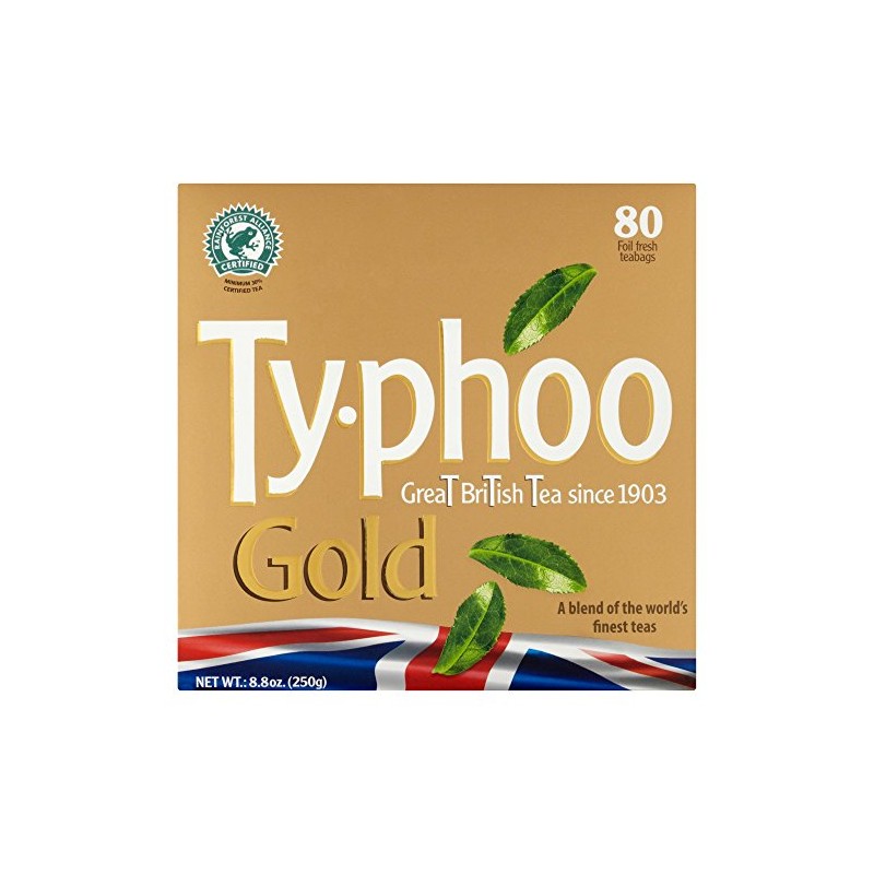 Typhoo Gold Teabags 80 per pack 250g