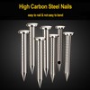 100PCS Round Cable Clips, 8MM Electrical Cable Wall Clip Nail