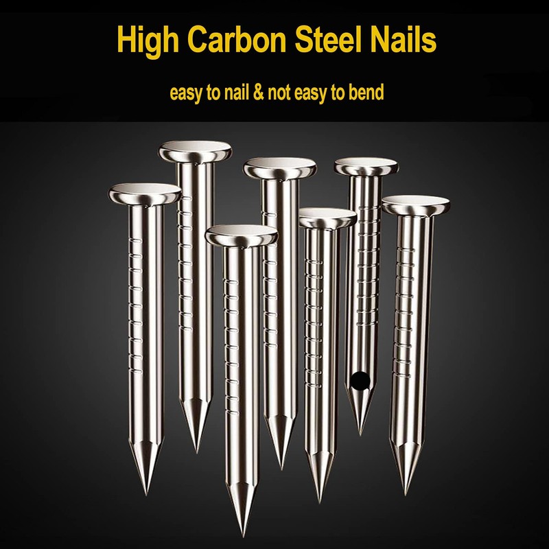 100PCS Round Cable Clips, 8MM Electrical Cable Wall Clip Nail