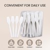 PANA 200pcs Cosmetic Make Up Disposable Plastic 2.5" Spatulas Skin