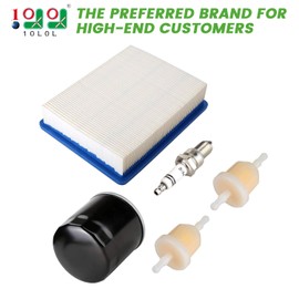 10L0L Golf Cart DS Tune Up Kit for 1992 UP Club Car DS Gas 4 Cycle Models with FE290/ FE350 Engines with Air Filter Oil Filter Fuel Filter F7TC Spark Plug