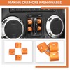 SQQP for JK Aluminium Center Console Window Switch Button Cover