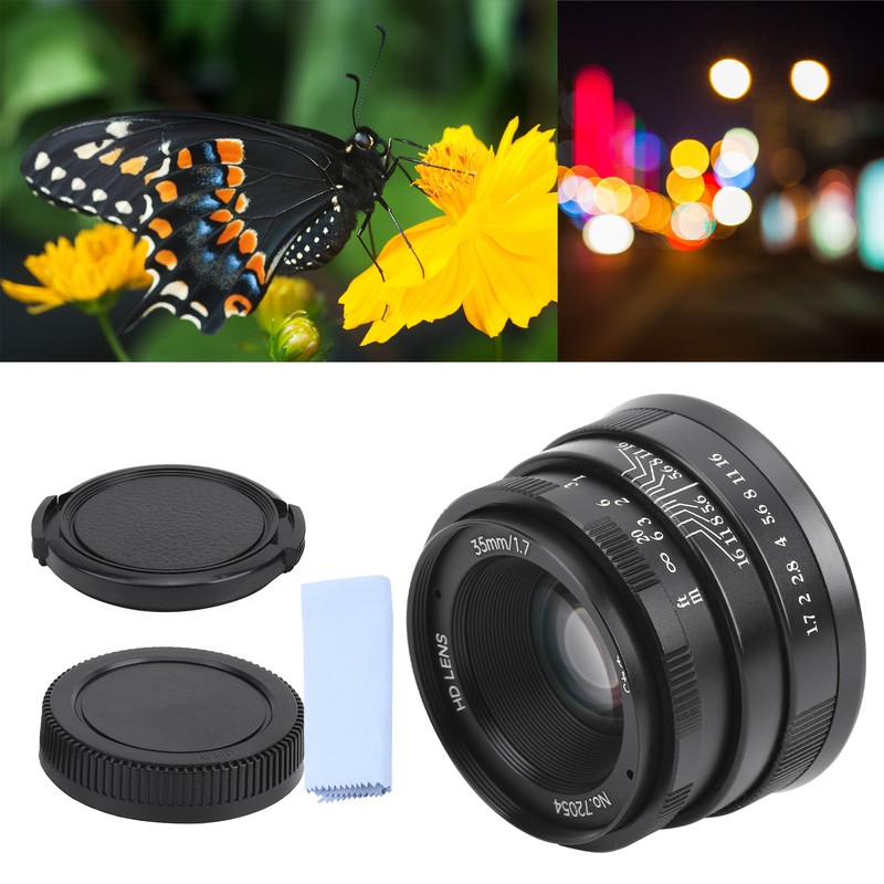 NEWYI 35mm F1.7 M4/3 Mount Large Aperture Portrait Fixed Focus