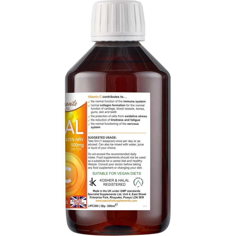 LIPOSOMAL Vitamin C, 300ml Liquid