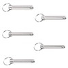 Leliafleury 5Pcs Quick Release Pins 8mm x 50mm Carbon Steel