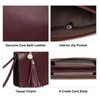 befen Genuine Leather Wristlet Clutch for Women, Multi-Pocket Phone Organizer