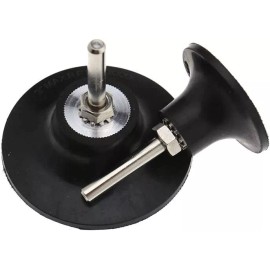 Unbranded 3 inch Roll Lock Rotary Sanding Disc Pad Holder with 1/4" Shank for Die Grinder - 4 PACK