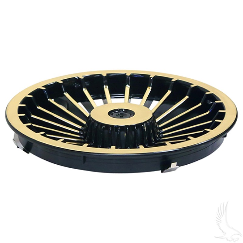 Red Hawk CAP-0003 Wheel Cover Compatible With/Replacement For E-Z-GO 19241G2,