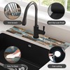 24" X 5.5" Kitchen Sink Splash Guard Faucet Mat Wood