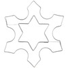 cotta 91945 Christmas Cookie Shape, Snowflake, Star, Silver, W 2.3
