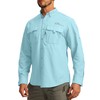 Men' s Sun Protection Fishing Shirts Long Sleeve Travel Work