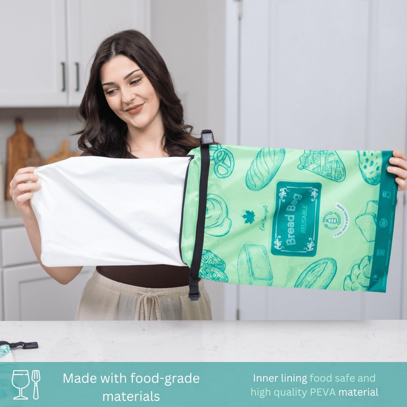 Bread Bags for Homemade & Sourdough Bread Loaf, 2 Pack