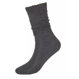 Millennium Women's Slouch Socks - 1 Pair - Charcoal