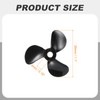 sourcing map 2Set RC Boat Propeller, 3 Blades Propellers 4mm