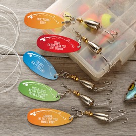 Let's Make Memories Custom Fishing Lure - Blue