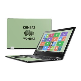 MightySkins Skin Compatible with Lenovo Flex 4 15" – Combat Wombat | Protective, Durable, and Unique Vinyl Decal wrap Cover | Easy to Apply, Remove, and Change Styles | Made in The USA