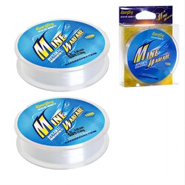 MAIHUO 2 Roll Clear Fishing Line,0.45mm Fishing Wire,Fish Thread, 200M Nylon Mono Fishing Line,Nylon Transparent Fishing Line,Not Easy to Break, Good Tensile Strength