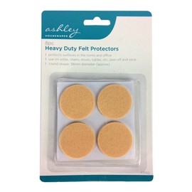 8 Pack Heavy Duty Felt Protectors For Use on Sofas, Chairs, Stools, Tables, etc. 38 mm Diameter