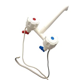 Caravan Water Tap Mixer Hot & Cold Folding Spout 12V Micro Switched Faucet for Motorhome Campervan Boat