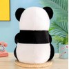 Tikwisdom Stuffed Animals-Black and White Giant Panda, Mummy Panda and