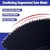 GOLD DEER 5 Piece Set Half-Circular Saw Blade, Multi-Tool, Replacement
