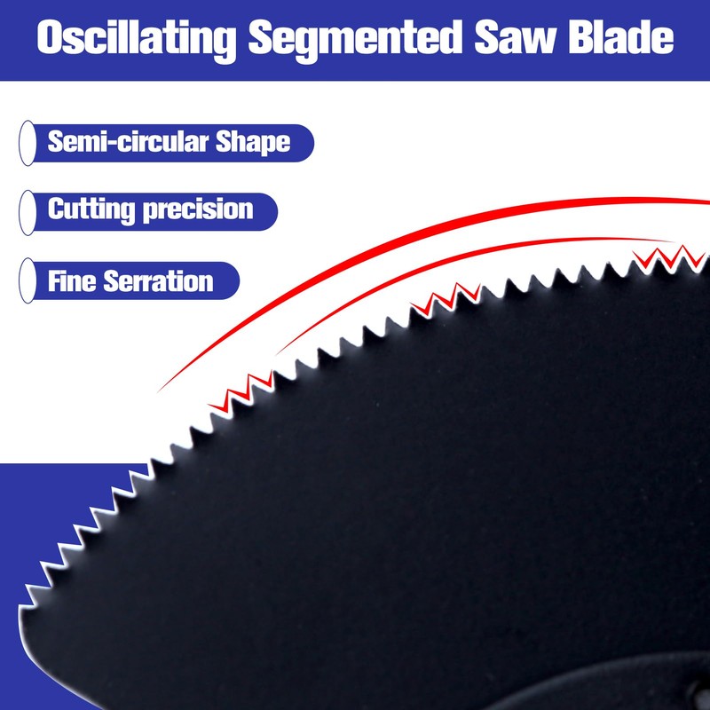 GOLD DEER 5 Piece Set Half-Circular Saw Blade, Multi-Tool, Replacement
