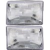 jpautowholesale For 1993-1998 Jeep Grand Cherokee Headlight Halogen Set Pair