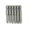 Silverhill Tools 6pc Square Drive Power Bit Set (SQ1, SQ2,