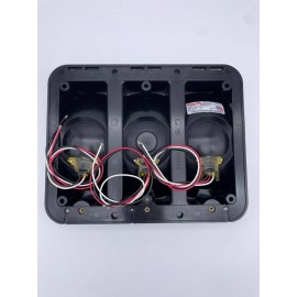 Whelen Model 810 Series Halogen TRIPLE  - P/N: 02-0262216-00