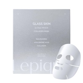 Lepique Luxury Spa-Grade Collagen Overnight Mask 4 Sheets – Korean Premium Overnight Face Mask, Highest Serum Content – Korean Hydrating Sheet Mask with Hyaluronic Acid & Niacinamide for Radiant Skin
