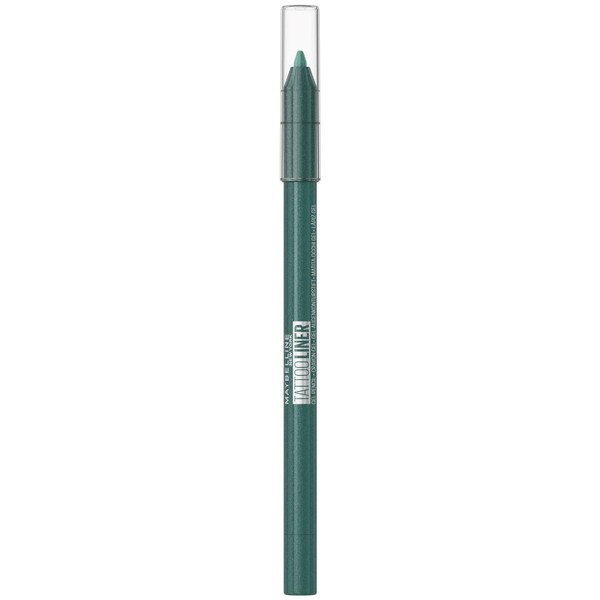 Maybelline New York Waterproof Eyeliner with Smudgeproof, Colour-Intense Gel Texture, Tattoo Liner Gel Pencil, No. 815 Tealtini (Green)