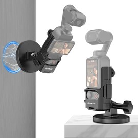 PULUZ Magnetic Mount for DJI OSMO Pocket 3 Magnetic Mount for DJI OSMO Pocket 3 Extender Adapter for DJI OSMO Pocket 3 Magnetic Holder for Pocket 3 Adjustable Orientation Magnetic Base for DJI Pocket