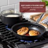 T-fal Cook & Strain 2pc Frypan Set - 10" &