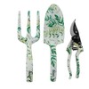 Draper 08994 Garden Tool Set with Floral Pattern (3 Piece),