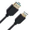 MysRuida 1ft 2.1V Mini HDMI to HDMI Male Cable, 8K@60Hz/4K@120Hz,