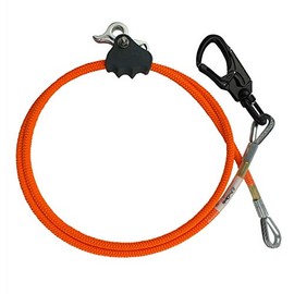 ProClimb All-in-One Adjustable Tree Lanyard Flip Line Kit with Removable Better Grab Adjuster & Aluminum Swivel Snaphook | for Fall Protection, Arborist, Tree Climbers | 1/2 Inch x 10 Feet