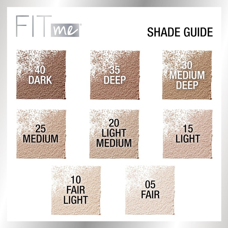 Maybelline Polvo de Maquillaje Fit Me Loose Powder, Tono Medium,