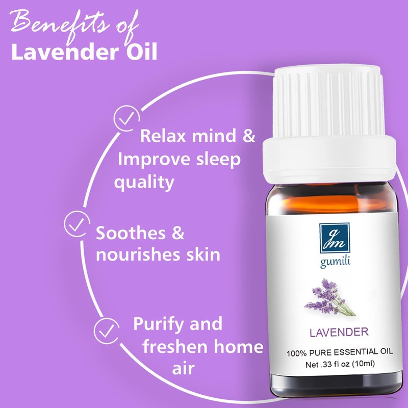 GM Gumili Lavender Essential Oil - Pure Organic Lavender Oil