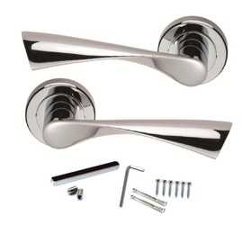 SEROZZETTA BREEZE LEVER ON CONCEALED FIX ROUND ROSE