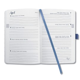 SIGEL J3100 Jolie Weekly diary 2023 - hardcover - 9,5 x 15 cm - 174 pages - blue