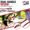 Tuff Pupper Heavy Duty Double Handle Dog Leash | Twist