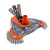 TidyMister Pool Vacuum Head with Side Brush,Universal Steering Handle &