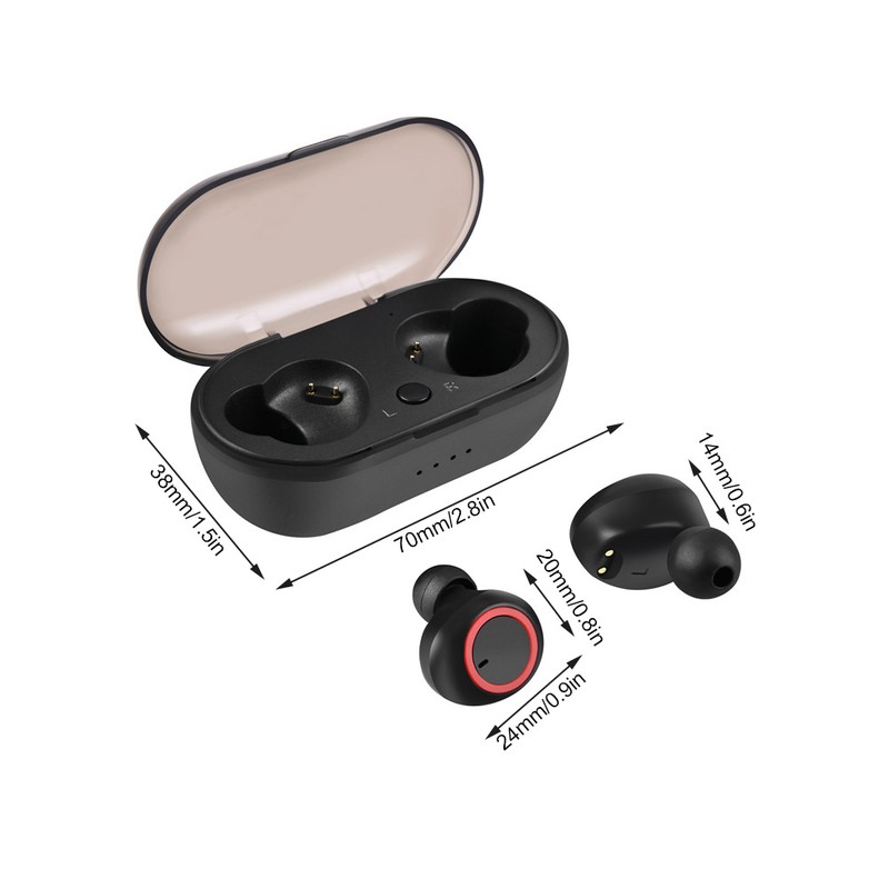 TWS Mini Bluetooth Wireless Headphone Magnetic Charging Binaural Call Sports