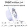 4-Inch Wall Exhaust Fan: Small Window Ventilation Fit 4" Duct
