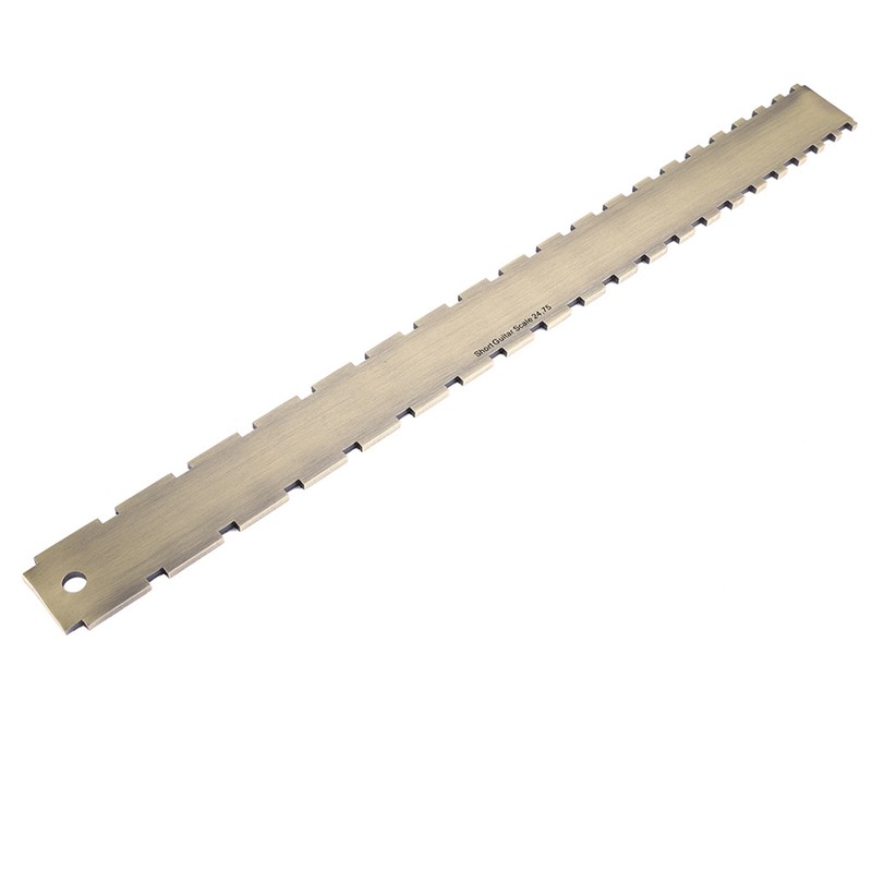 Practical 24.75 Notched Fret Board Straight Edge Luthiers Tool for